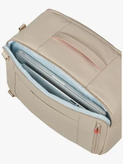 Tasker|AmericanTourister American Tourister Puffy POP 3-Way Håndbagage 21L, Beige Beige/Orange