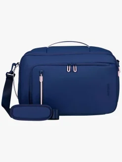 Tasker|AmericanTourister American Tourister Puffy POP 3-Way Håndbagage 21L, Navy Lyserød/Blå