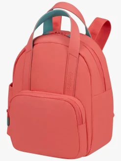 Tasker|AmericanTourister American Tourister Puffy POP Mini Rygsæk S 8,5L, Sunset Coral Orange/Grøn