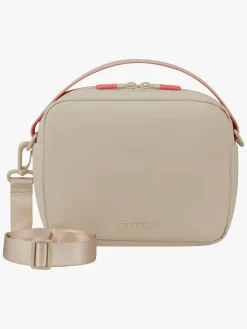 Tasker|AmericanTourister American Tourister Puffy POP Pouch Skuldertaske 3,5L, Beige Beige/Orange