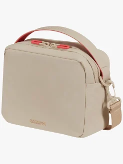 Tasker|AmericanTourister American Tourister Puffy POP Pouch Skuldertaske 3,5L, Beige Beige/Orange
