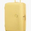 Børn AmericanTourister Tasker-American Tourister Soundbox Spinner Kuffert 97L, Pastel Yellow