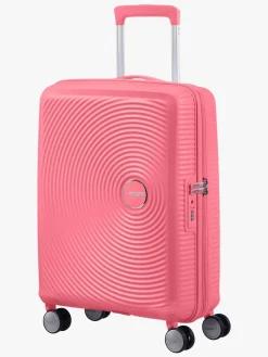Tasker|AmericanTourister American Tourister Soundbox Spinner Kuffert 35,5-41L, Sun Kissed Coral Lyserød