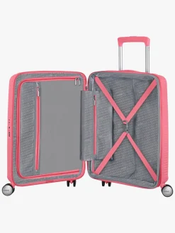 Tasker|AmericanTourister American Tourister Soundbox Spinner Kuffert 35,5-41L, Sun Kissed Coral Lyserød