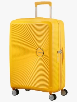 Børn AmericanTourister Tasker-American Tourister Soundbox Spinner Rejsekuffert 71.5L, Golden Yellow