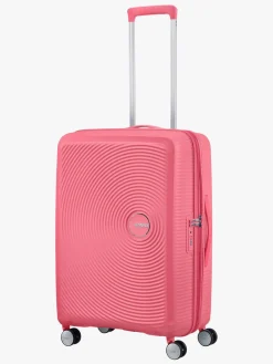Tasker|AmericanTourister American Tourister Soundbox Spinner Kuffert 71,5-81L, Sun Kissed Coral Lyserød