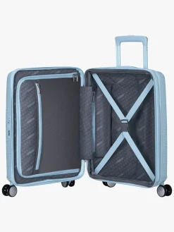 Børn AmericanTourister Tasker-American Tourister Soundbox Spinner Kuffert 35,5L, Pastel Blue