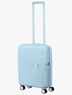 Børn AmericanTourister Tasker-American Tourister Soundbox Spinner Kuffert 35,5L, Pastel Blue