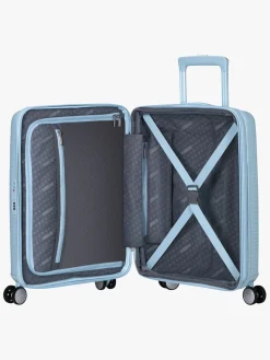 Børn AmericanTourister Tasker-American Tourister Soundbox Spinner Kuffert 35,5L, Pastel Blue