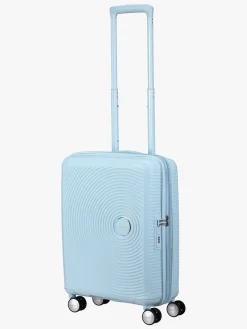 Børn AmericanTourister Tasker-American Tourister Soundbox Spinner Kuffert 35,5L, Pastel Blue