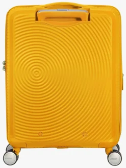 Tasker|AmericanTourister American Tourister Soundbox Spinner Rejsekuffert 35.5L, Golden Yellow Gul