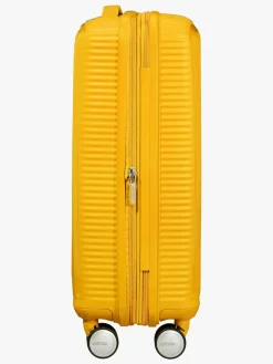 Tasker|AmericanTourister American Tourister Soundbox Spinner Rejsekuffert 35.5L, Golden Yellow Gul