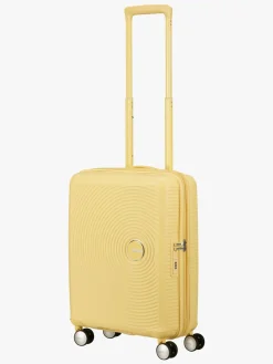 Tasker|AmericanTourister American Tourister Soundbox Spinner Kuffert 35,5L, Pastel Yellow Gul