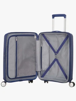 Børn AmericanTourister Tasker-American Tourister Soundbox Spinner Kuffert 35,5L, Midnight Navy