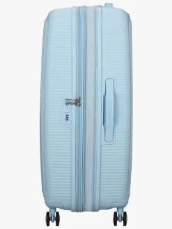 Børn AmericanTourister Tasker-American Tourister Soundbox Spinner Kuffert 97L, Pastel Blue