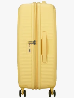 Børn AmericanTourister Tasker-American Tourister Soundbox Spinner Kuffert 71,5L, Pastel Yellow