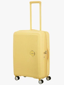 Børn AmericanTourister Tasker-American Tourister Soundbox Spinner Kuffert 71,5L, Pastel Yellow