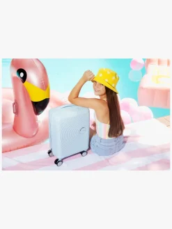 Tasker|AmericanTourister American Tourister Soundbox Mini Kuffert 22L, Pastel Blue Blå