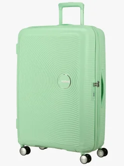 Børn AmericanTourister Tasker-American Tourister Soundbox Spinner Kuffert 97L, Pastel Green