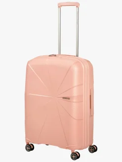 Børn AmericanTourister Tasker-American Tourister StarVibe Spinner Kuffert 70-77L, Metallic Peach