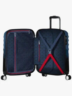 Tasker|AmericanTourister American Tourister Wavebreaker Kuffert 36L, Marvel Captain America City Blå