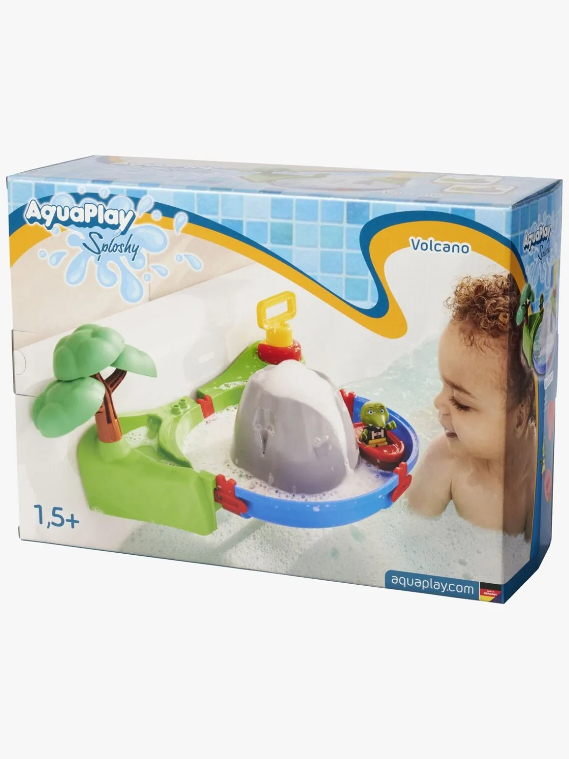 Vandlegetøj|AquaPlay Sploshy Vulkan Legesæt
