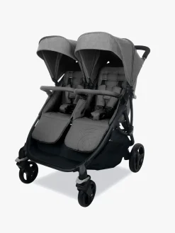 Tvillingevogne|Asalvo Bro Tvillingevogn, Grey Grå