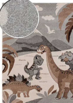 Børn Atlas Gulvtæpper-Jurassic Gulvtæppe 120x170, Nature