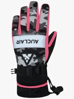 Børn Auclair Tilbehør-Camo Flash Handsker, Pink/Camo