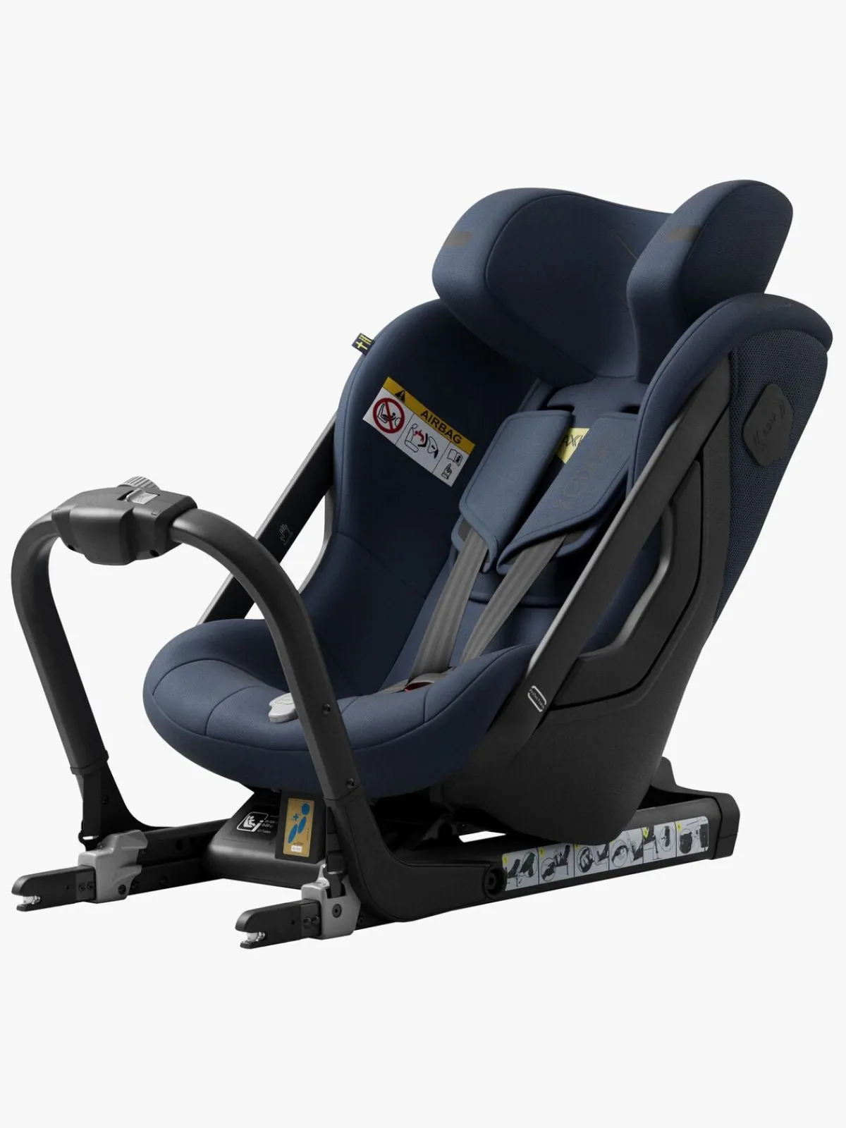 Autostole 9-36 Kg|Axkid One+ 3 Bagudvendt Autostol, Glacier Lake Blue