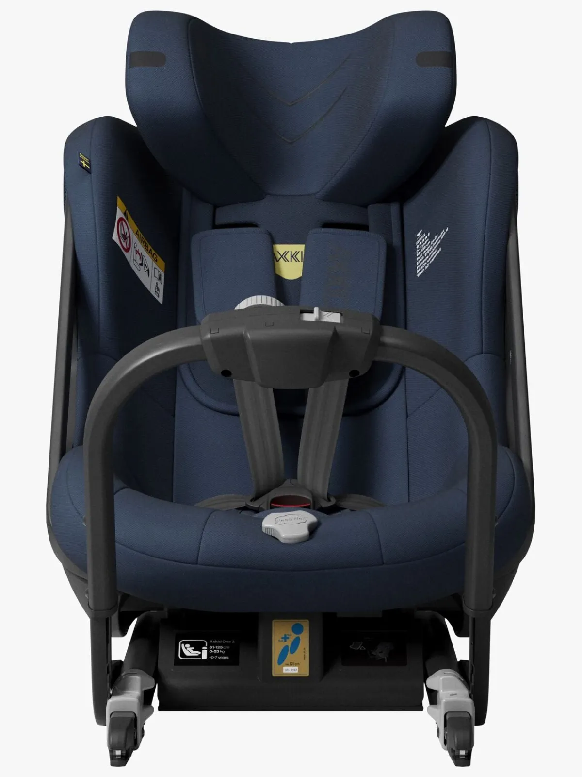 Autostole 9-36 Kg|Axkid One+ 3 Bagudvendt Autostol, Glacier Lake Blue