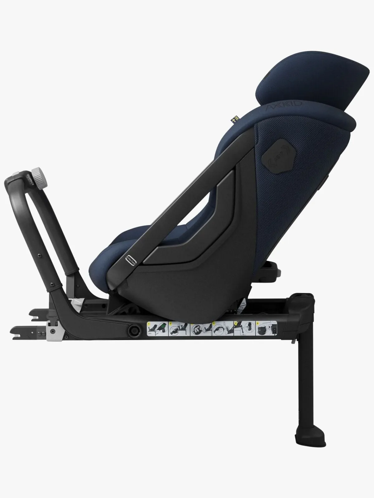 Autostole 9-36 Kg|Axkid One+ 3 Bagudvendt Autostol, Glacier Lake Blue