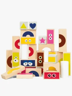 Trælegetøj|Babylegetøj|Babblarna Byggeklodser 30 stk