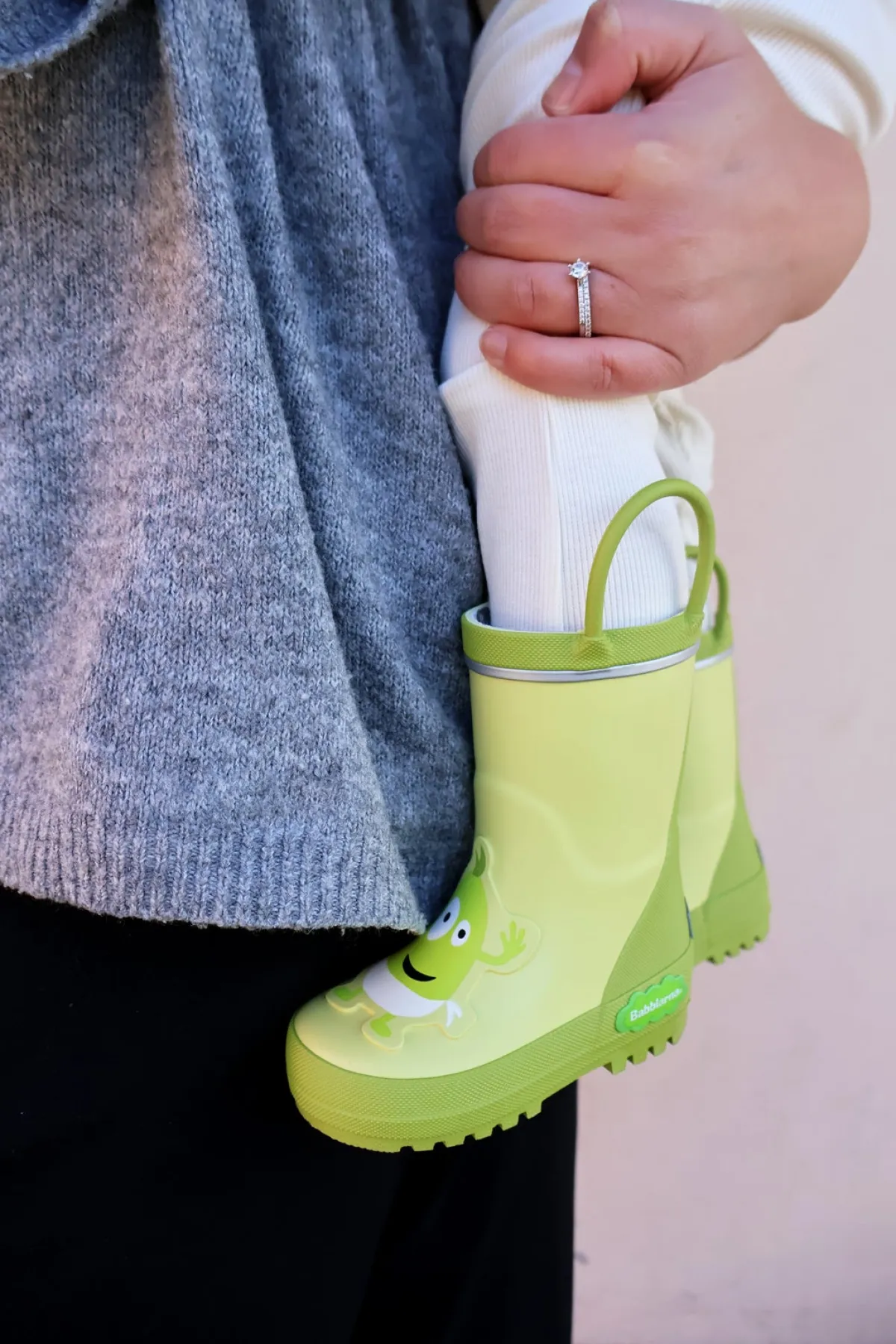 Børn Babblarna Gummistøvler-Dadda Gummistøvler, Grøn