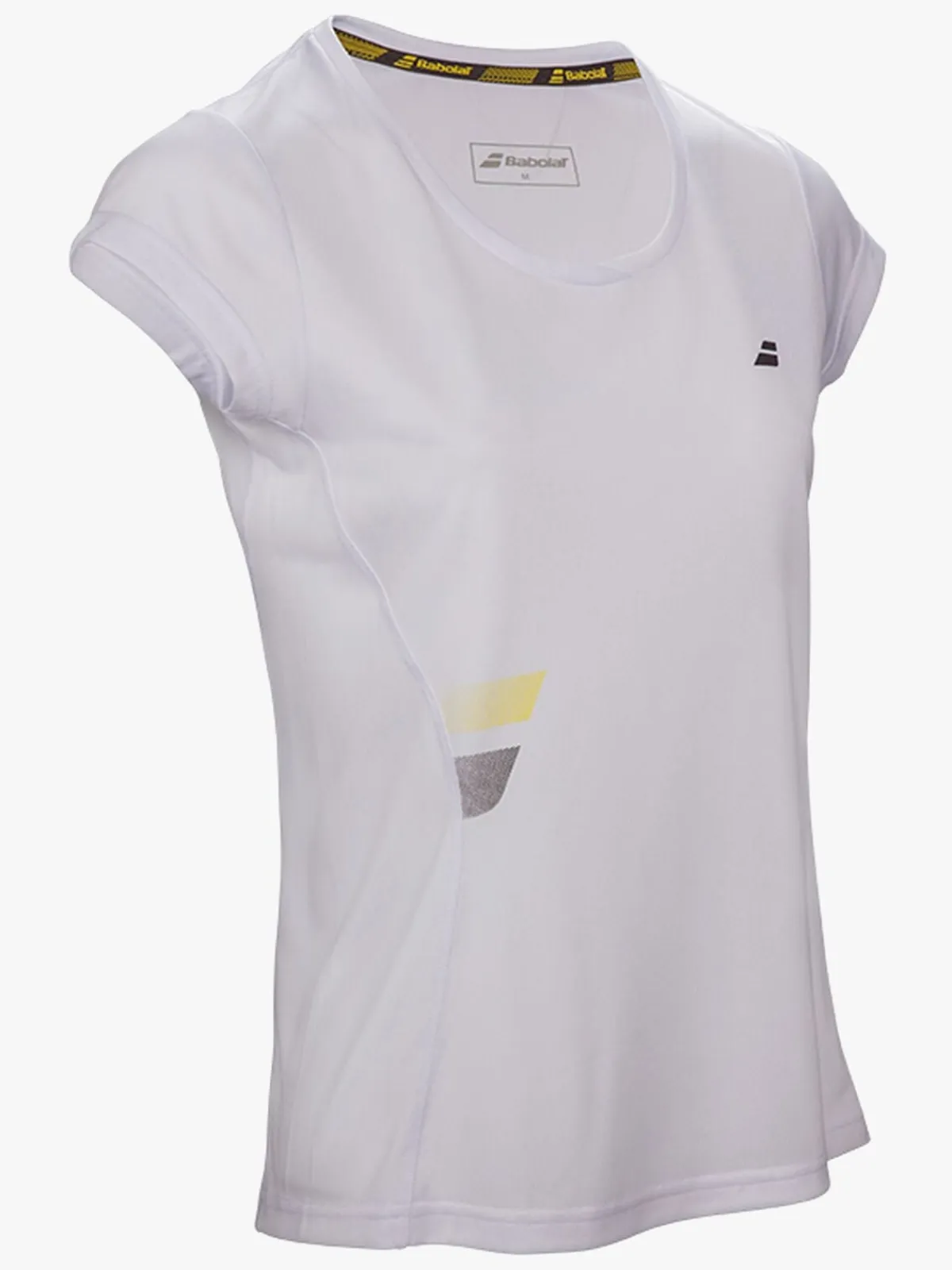 Babolat Ketsjersport|Sportstøj-Core Flag Club Girl T-Shirt, White