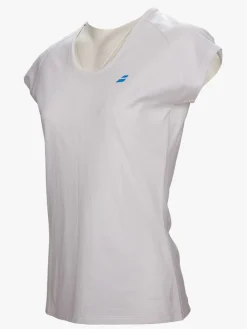 Ketsjersport|Sportstøj|Babolat Core Girl T-Shirt, White