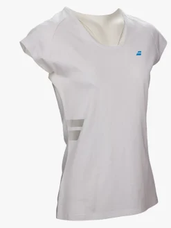 Ketsjersport|Sportstøj|Babolat Core Girl T-Shirt, White