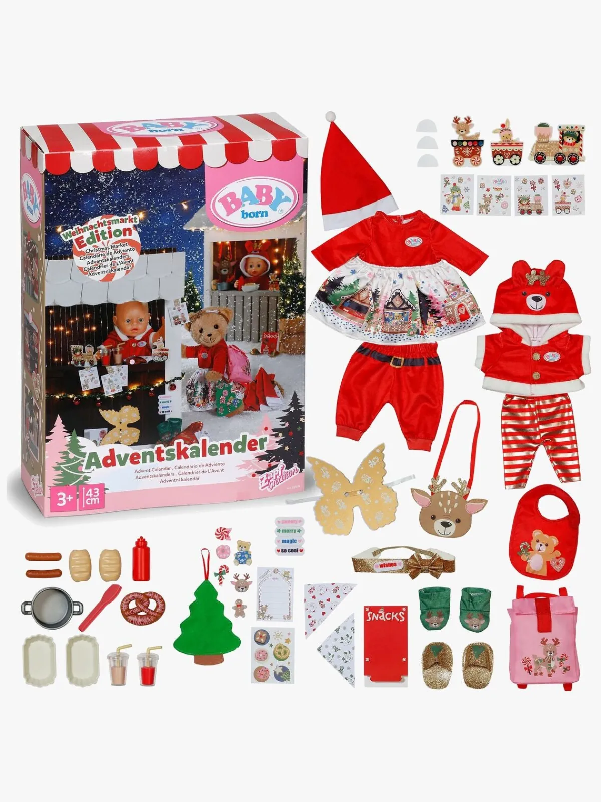 ZapfCreationBabyBorn Julekalendere-BABY born Julekalender 2025 43 cm