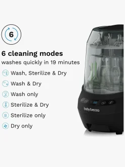 BabyBrezza Spisetid-Baby Brezza Bottle Washer Pro Sterilisator, Black