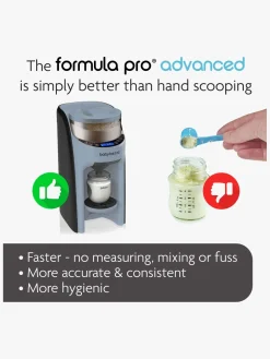 Spisetid|BabyBrezza Baby Brezza Formula Pro Advanced Modermælkserstatnings- og Vællingemaskine, Slate Grå/Sort