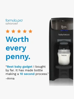 Spisetid|BabyBrezza Baby Brezza Formula Pro Advanced Modermælkserstatnings- og Vællingemaskine, Black Sort