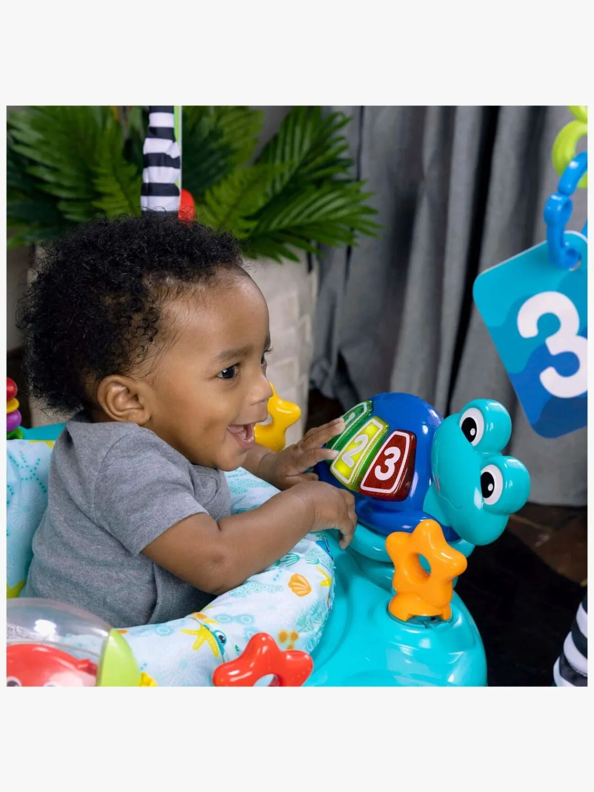 Skråstole & Babygynger|babyEinstein Baby Einstein Curiosity Cove 2-in-1 Hoppegynge