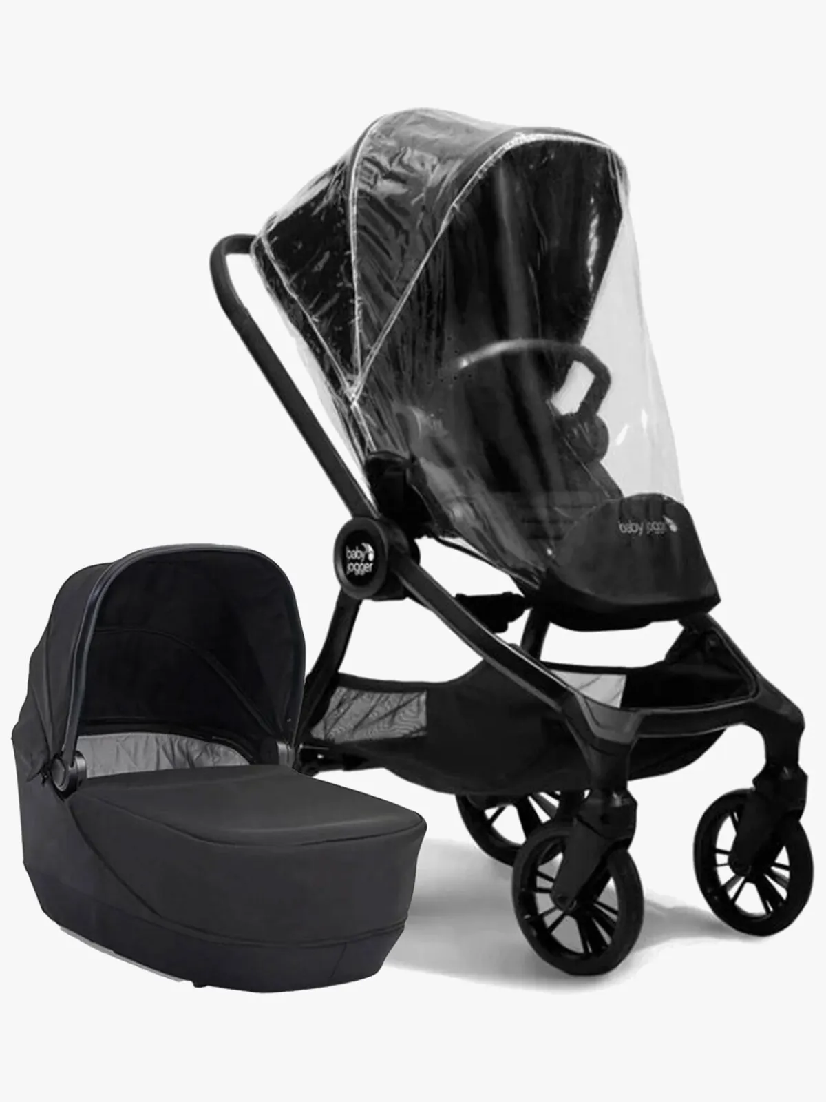 BabyJogger Vognpakker-Baby Jogger City Sights Duovogn inkl. Regnslag, Rich Black