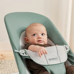 BABYBJORN Skråstole & Babygynger-BabyBjörn Balance Soft Skråstol Woven Jersey, Grøn/Grå