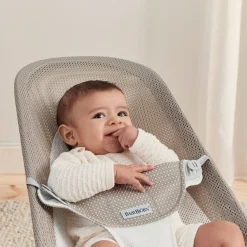 Skråstole & Babygynger|BABYBJORN BabyBjörn Balance Soft Skråstol Mesh, Gråbeige/Hvid