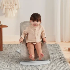 Skråstole & Babygynger|BABYBJORN BabyBjörn Balance Soft Skråstol Mesh, Gråbeige/Hvid