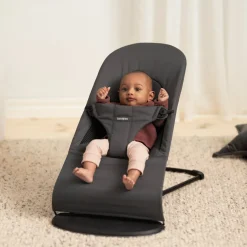 Skråstole & Babygynger|BABYBJORN BabyBjörn Balance Soft Skråstol Woven/Jersey, Mørkegrå Grå