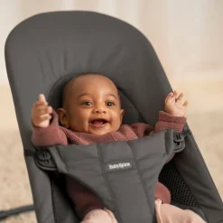 Skråstole & Babygynger|BABYBJORN BabyBjörn Balance Soft Skråstol Woven/Jersey, Mørkegrå Grå