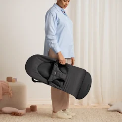 Skråstole & Babygynger|BABYBJORN BabyBjörn Balance Soft Skråstol Woven/Jersey, Mørkegrå Grå