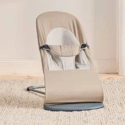 Skråstole & Babygynger|BABYBJORN BabyBjörn Balance Soft Skråstol Woven, Khaki/Beige Grøn/Beige